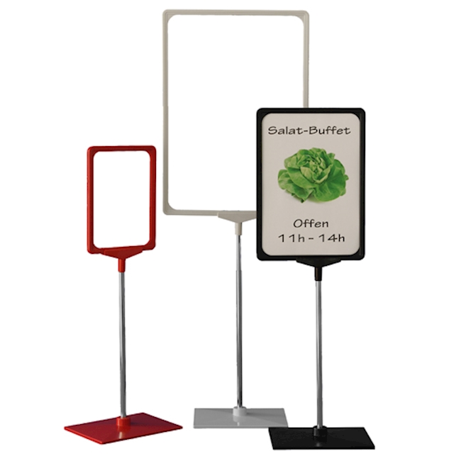Poster stand A3 grey